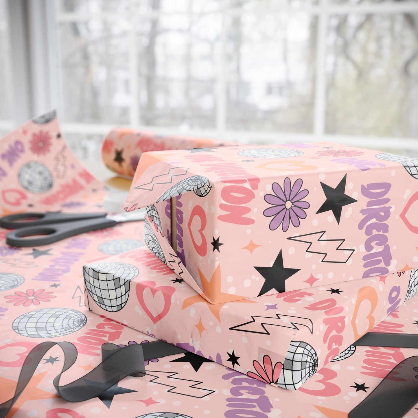 One Direction Inspired Pastel Gift Wrap