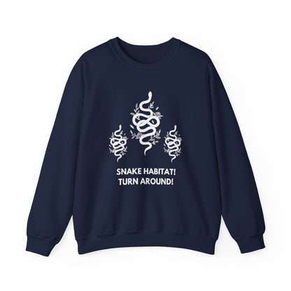 Snake Habitat! Turn Around! Sweatshirt | Liam Payne Quote