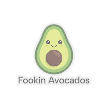 Fookin' Avocados Vinyl Sticker | Louis Tomlinson Quote