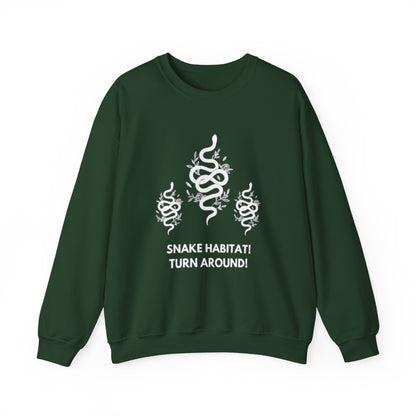 Snake Habitat! Turn Around! Sweatshirt | Liam Payne Quote