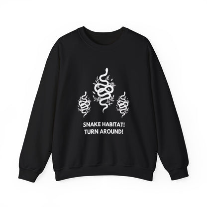 Snake Habitat! Turn Around! Sweatshirt | Liam Payne Quote