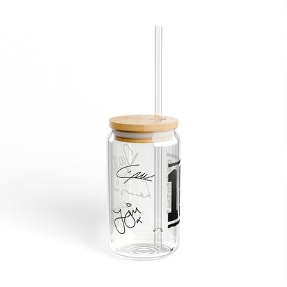 One Direction Replicated Signature Sipper Glass