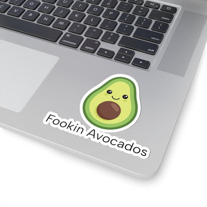 Fookin' Avocados Vinyl Sticker | Louis Tomlinson Quote