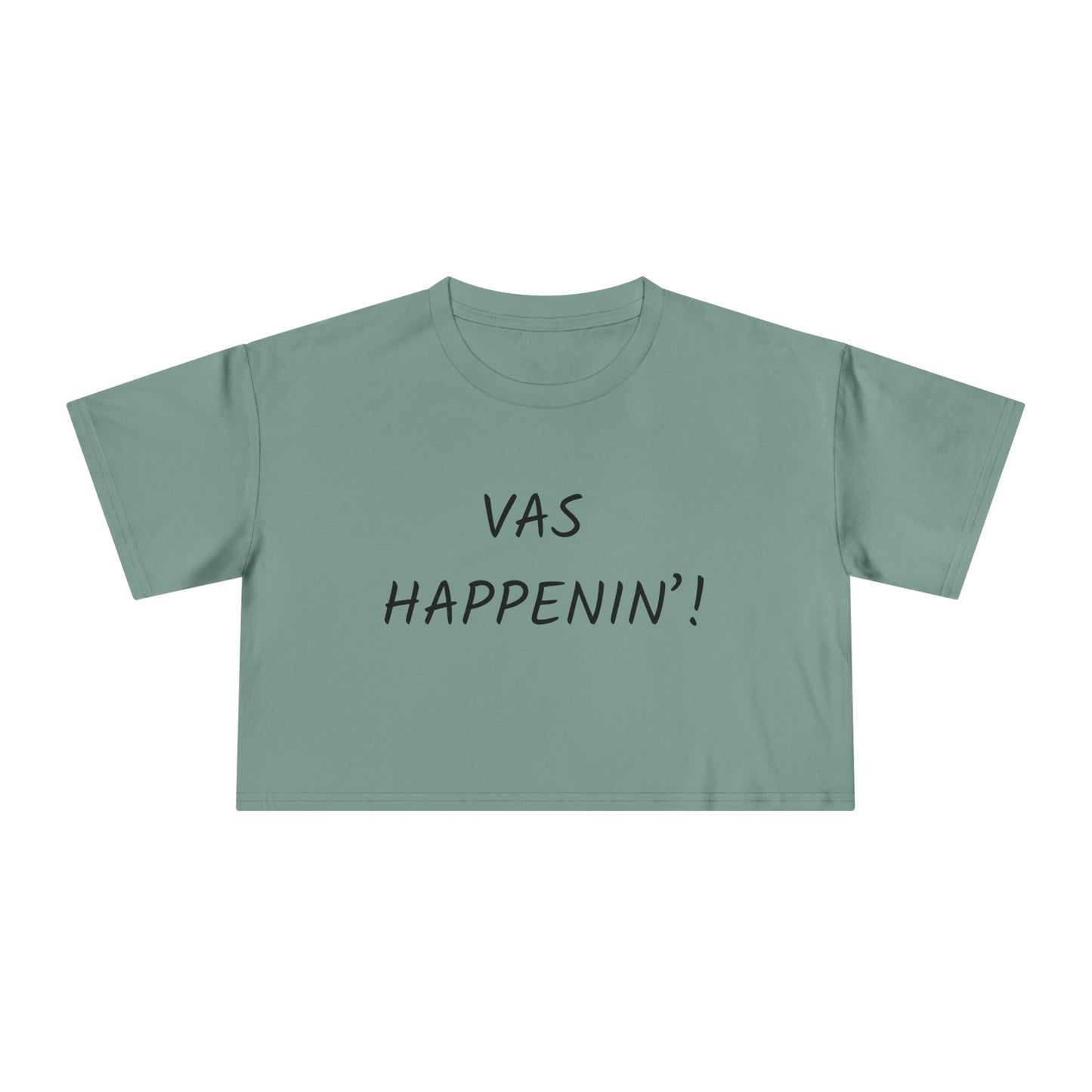 Vas Happenin' Crop Tee | Zayn Malik Quote