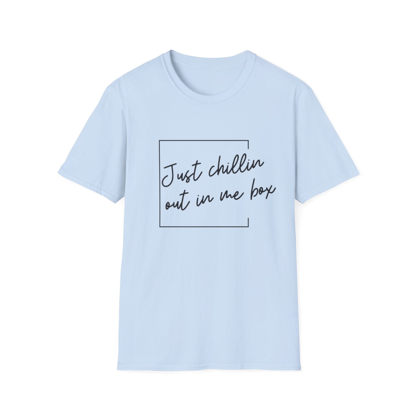 Just Chillin Out In Me Box T-Shirt | Niall Horan Quote