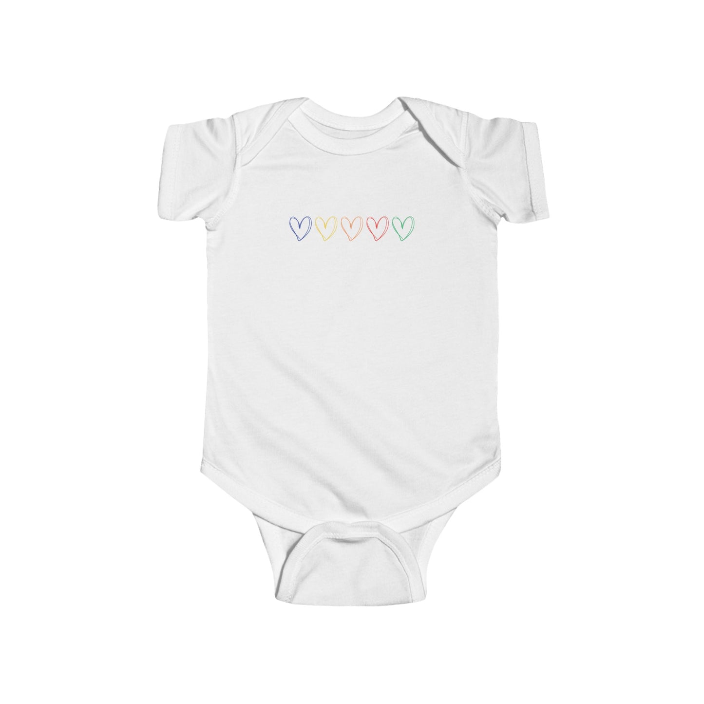 One Direction Inspired Microphone Color-Coded Hearts Onesie