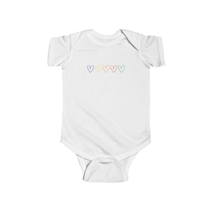 One Direction Inspired Microphone Color-Coded Hearts Onesie