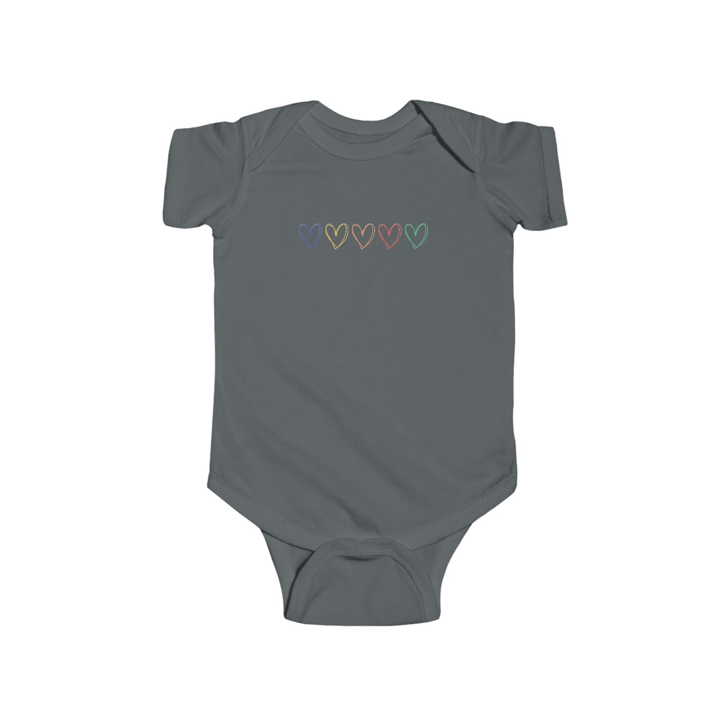 One Direction Inspired Microphone Color-Coded Hearts Onesie