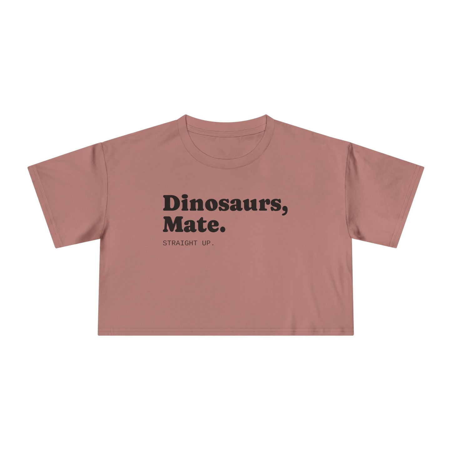 Dinosaurs, Mate. Straight Up Crop Top | Liam Payne Quote