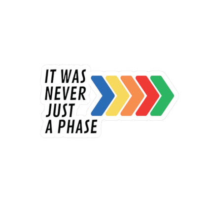 It Was Never Just a Phase Vinyl Sticker | One Direction Inspired