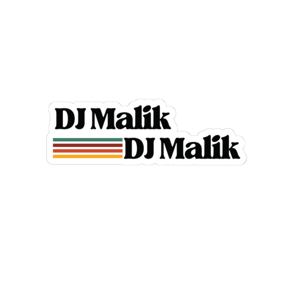 DJ Malik Vinyl Sticker | Zayn Malik Inspired