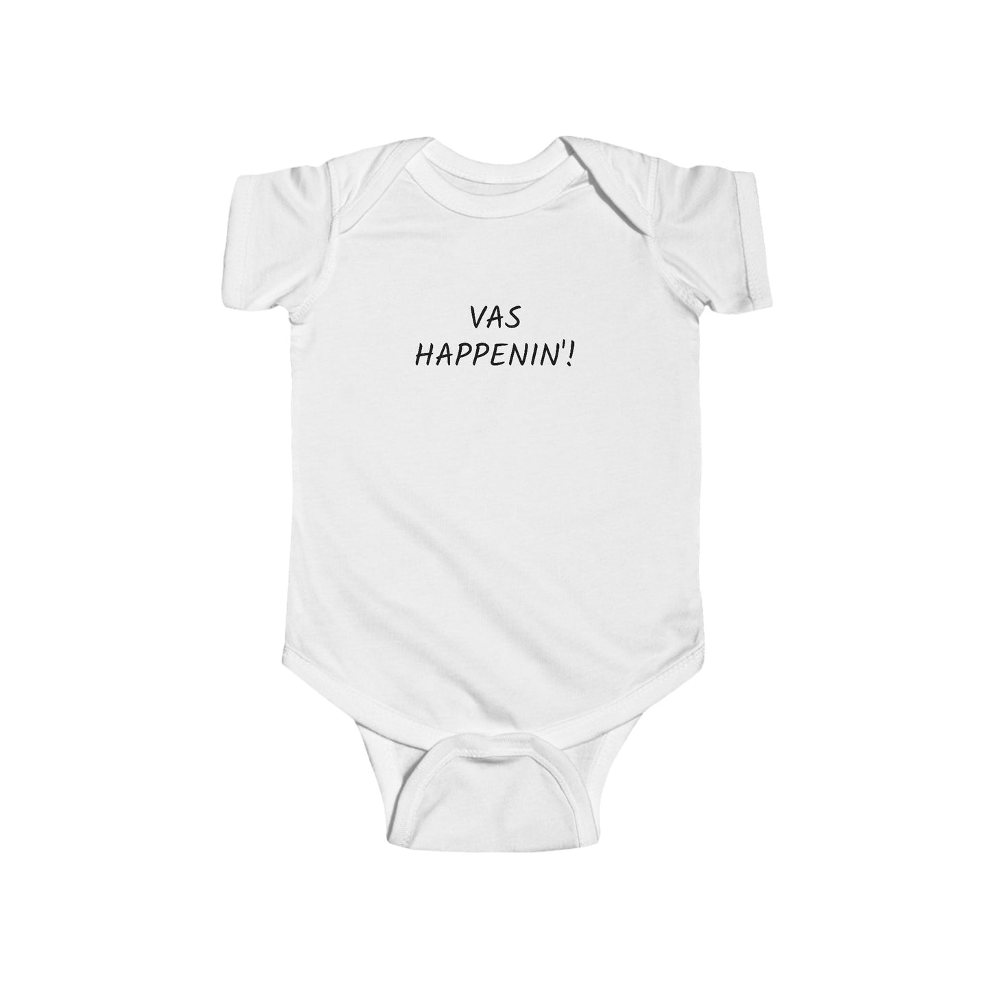 Vas Happenin'! Infant Onesie | Zayn Malik Quote