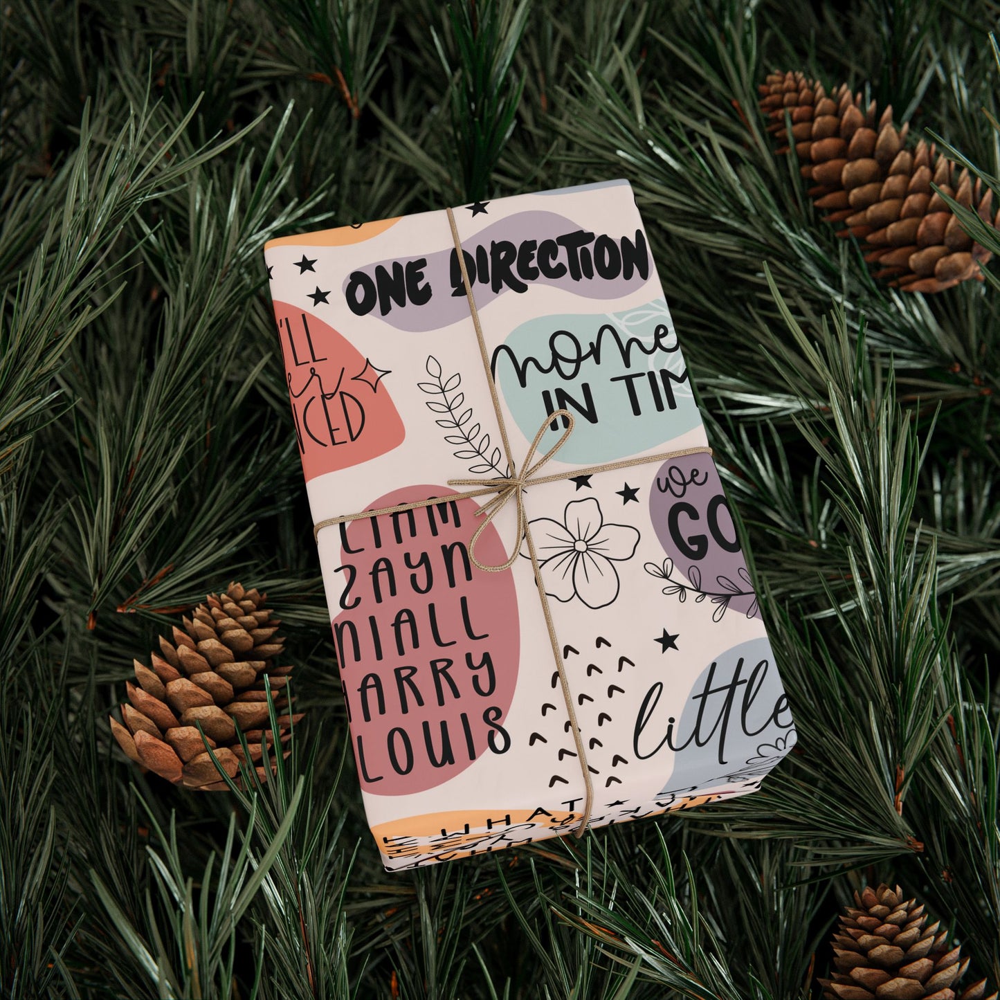 One Direction Inspired Boho Gift Wrap