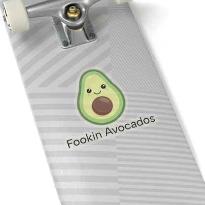 Fookin' Avocados Vinyl Sticker | Louis Tomlinson Quote