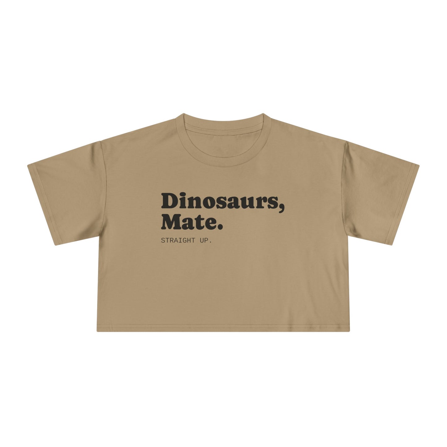 Dinosaurs, Mate. Straight Up Crop Top | Liam Payne Quote
