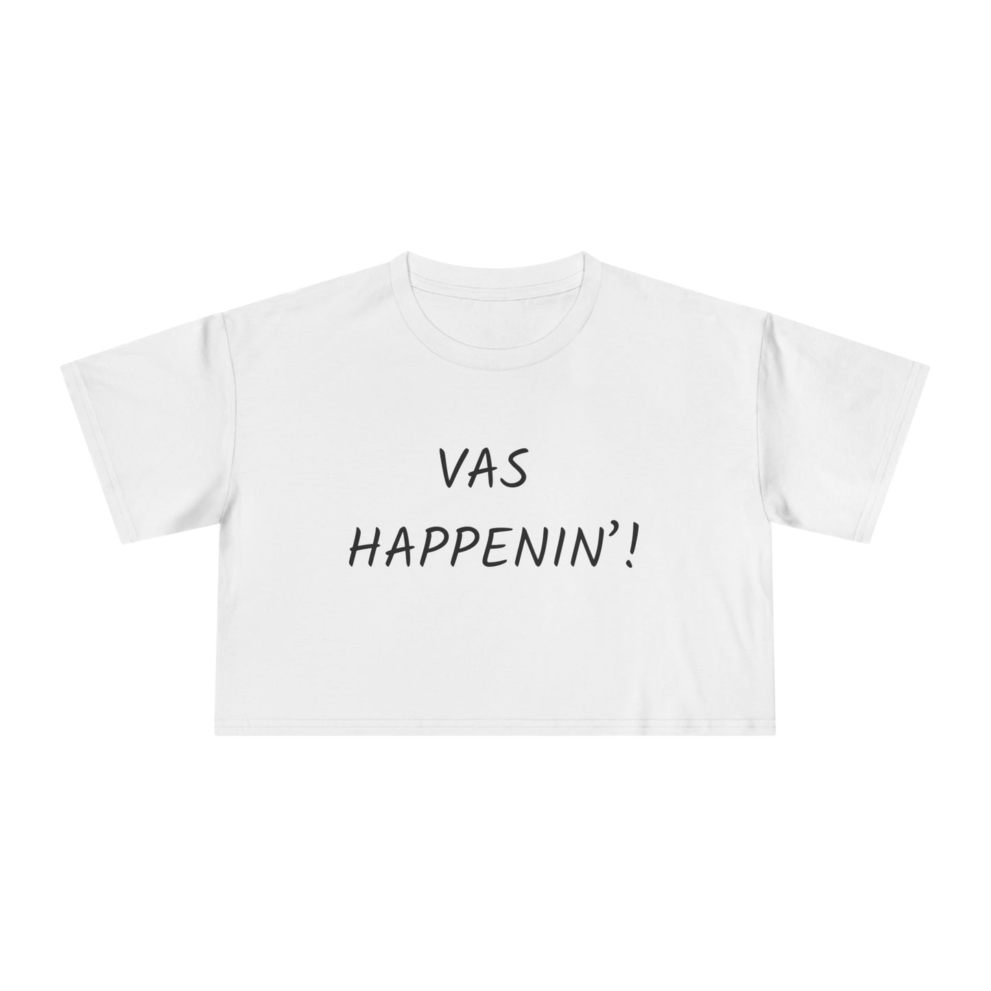 Vas Happenin' Crop Tee | Zayn Malik Quote