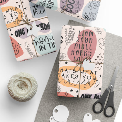 One Direction Inspired Boho Gift Wrap