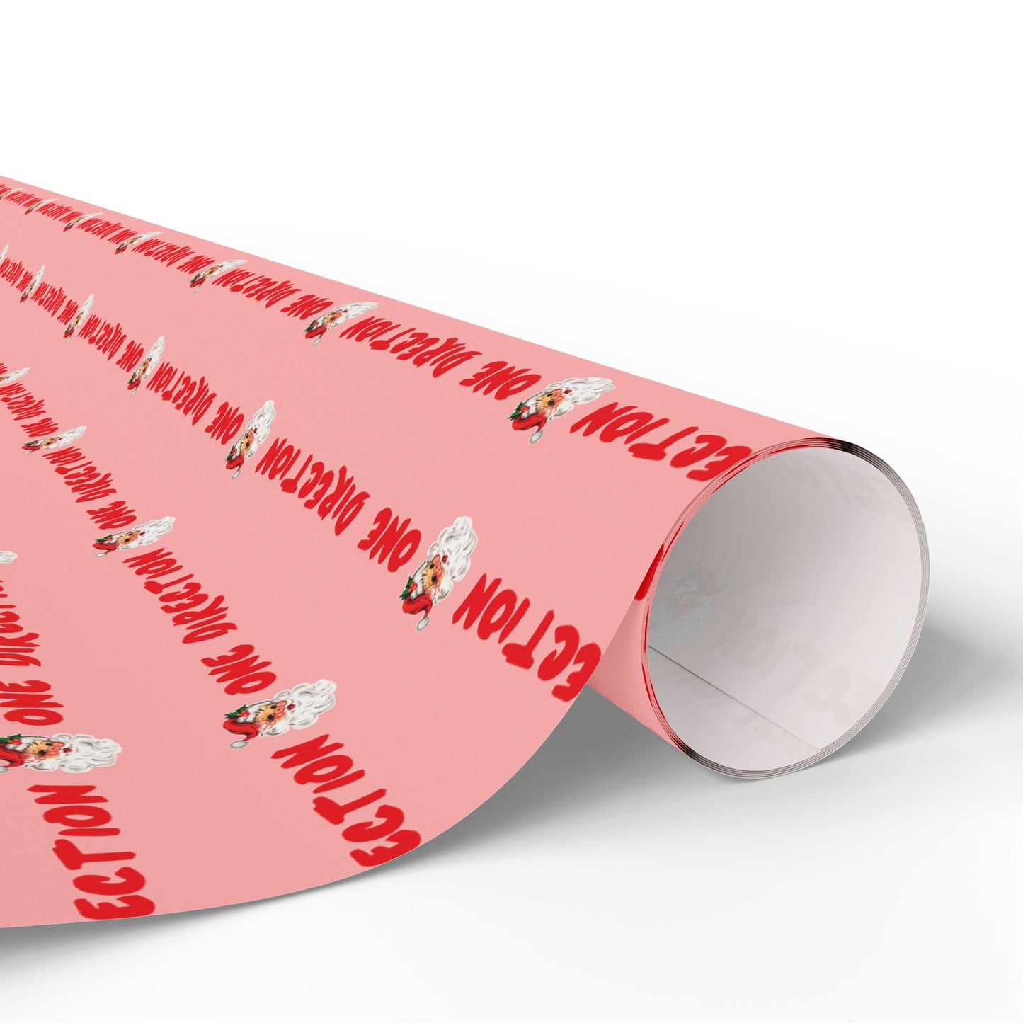 Santa Claus One Direction Inspired Gift Wrap | Pink