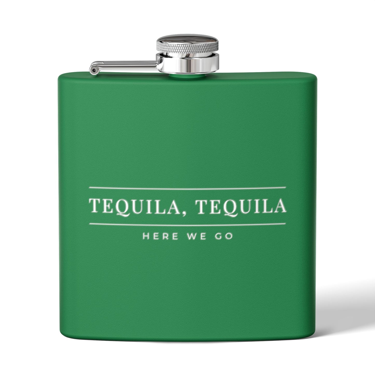 Tequila, Tequila Here We Go Flask | Liam Payne Quote