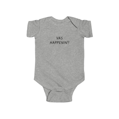 Vas Happenin'! Infant Onesie | Zayn Malik Quote