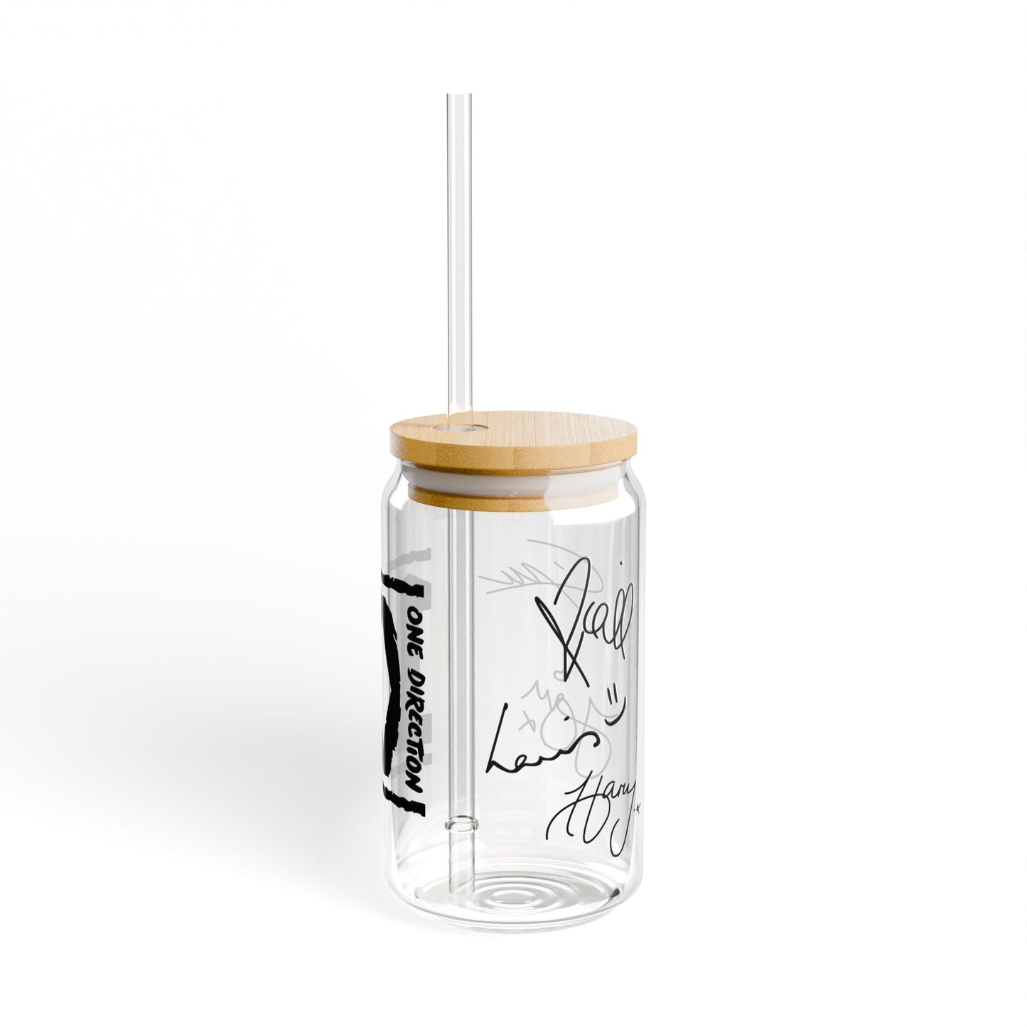 One Direction Replicated Signature Sipper Glass