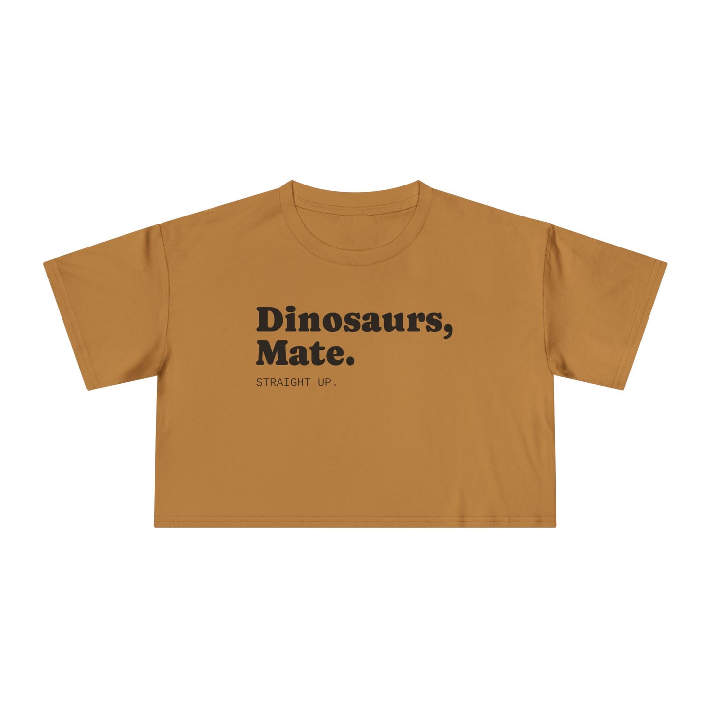 Dinosaurs, Mate. Straight Up Crop Top | Liam Payne Quote