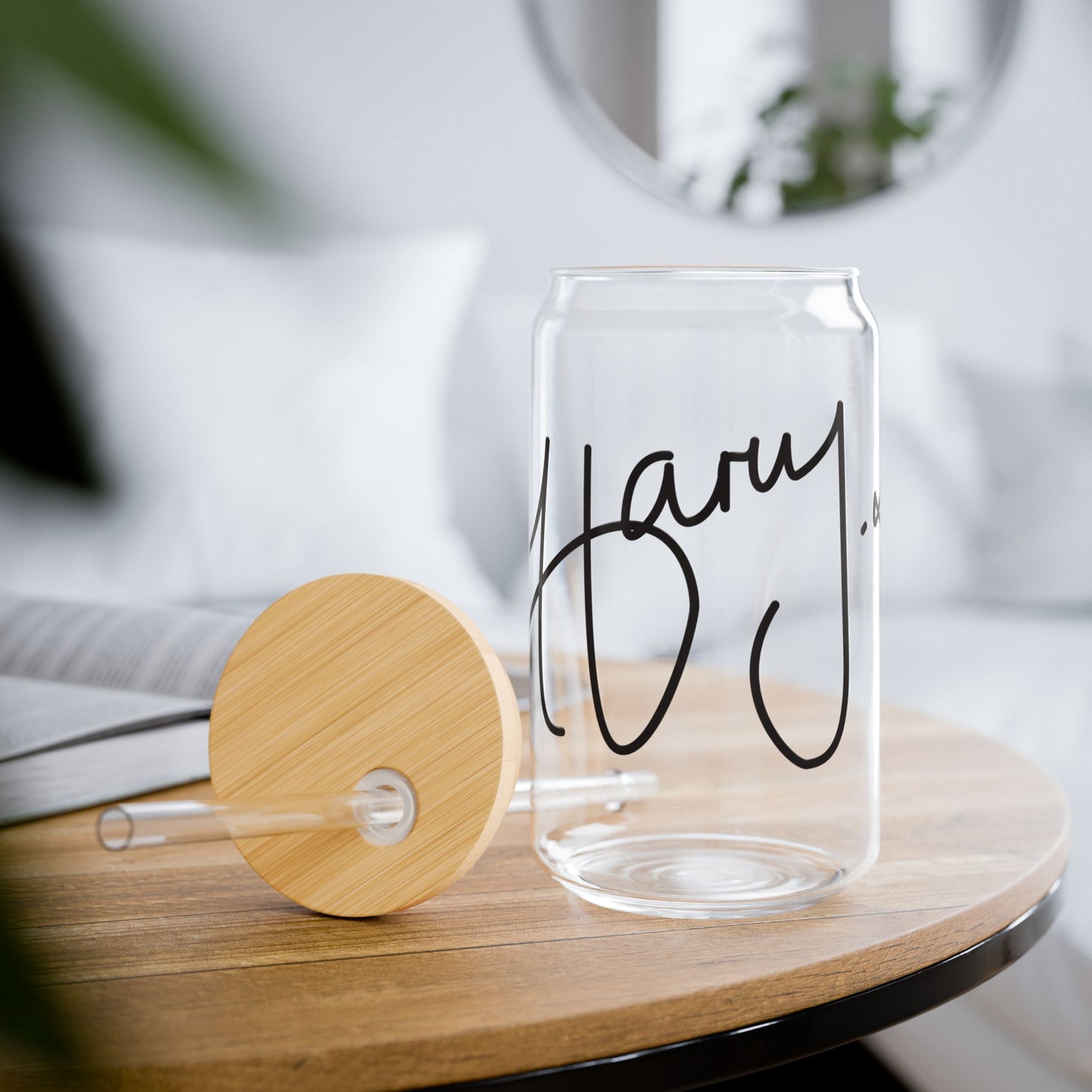 Replicated Signature Drinking Glass | Harry Styles