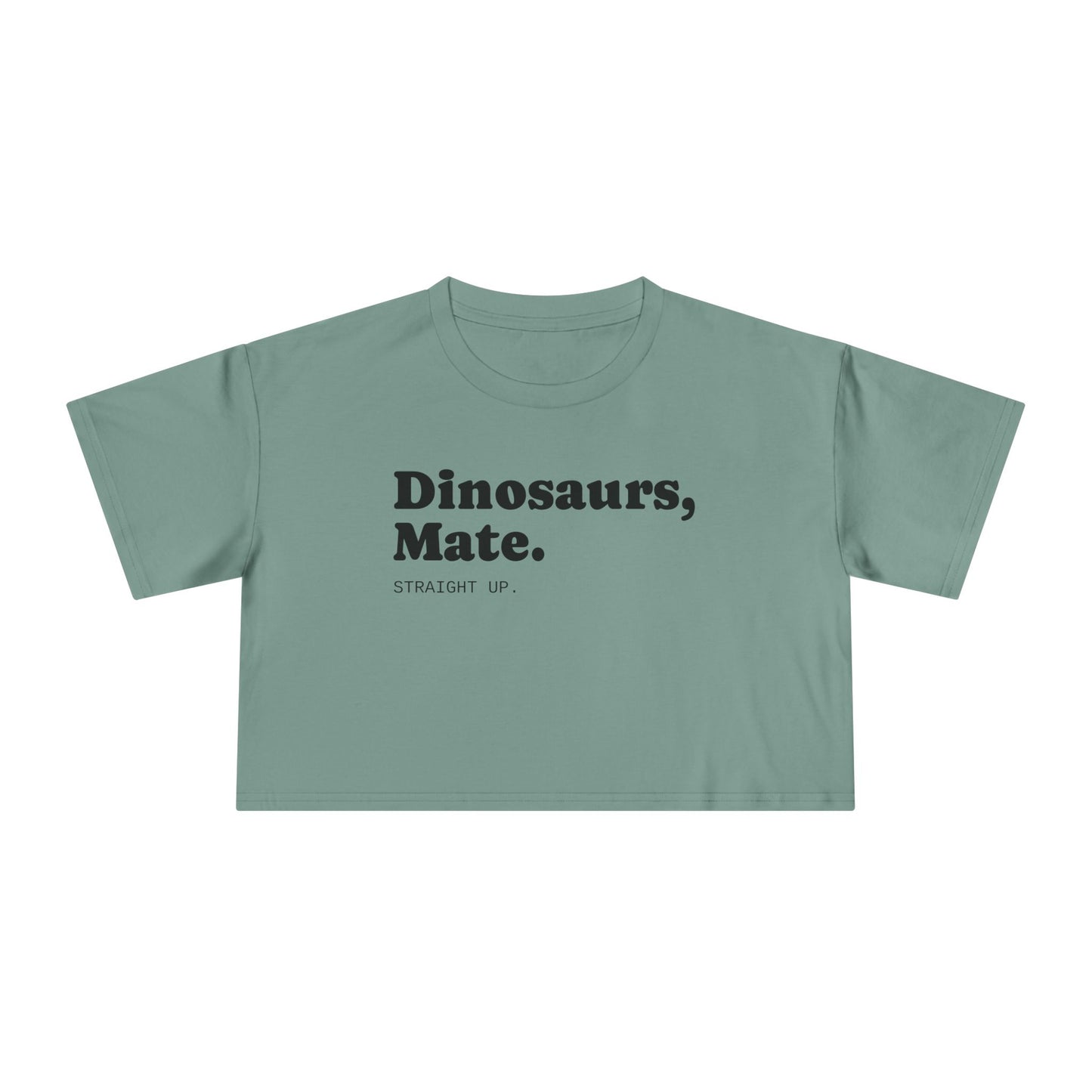 Dinosaurs, Mate. Straight Up Crop Top | Liam Payne Quote