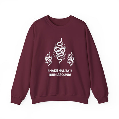 Snake Habitat! Turn Around! Sweatshirt | Liam Payne Quote