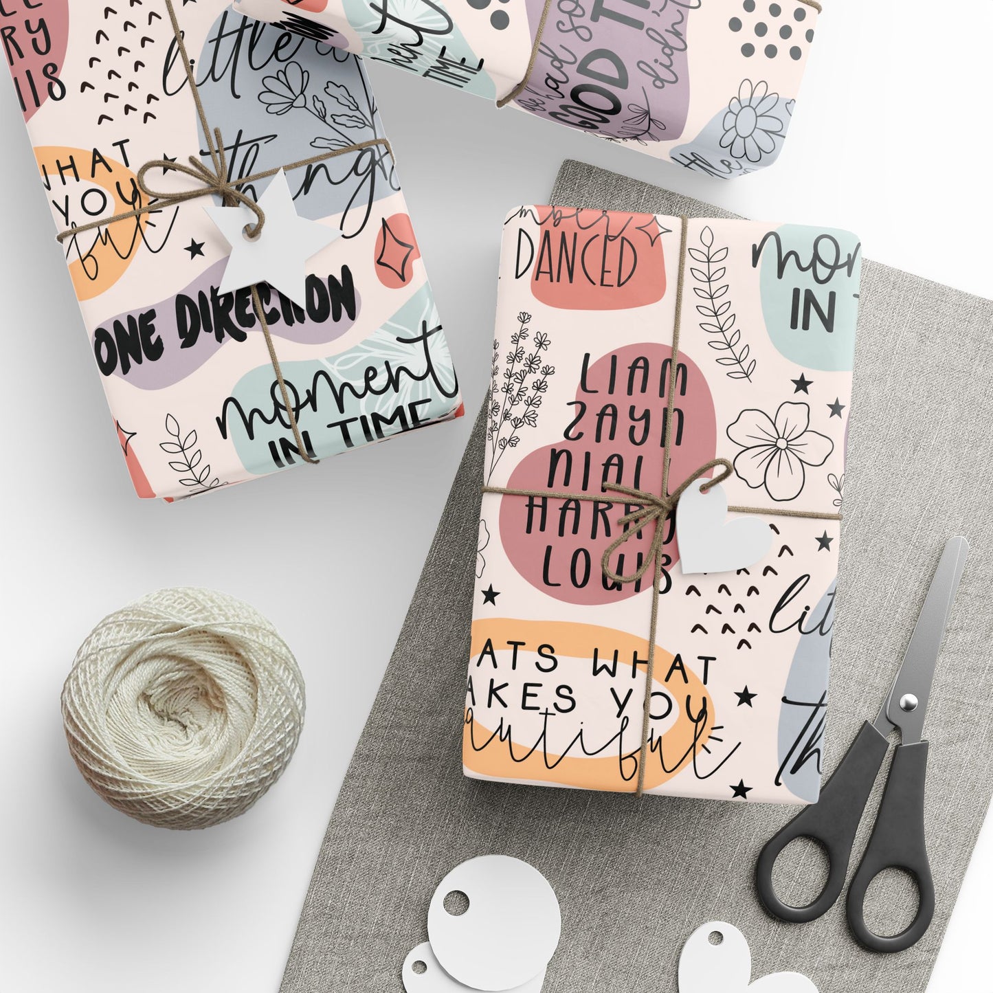 One Direction Inspired Boho Gift Wrap