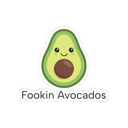 Fookin' Avocados Vinyl Sticker | Louis Tomlinson Quote