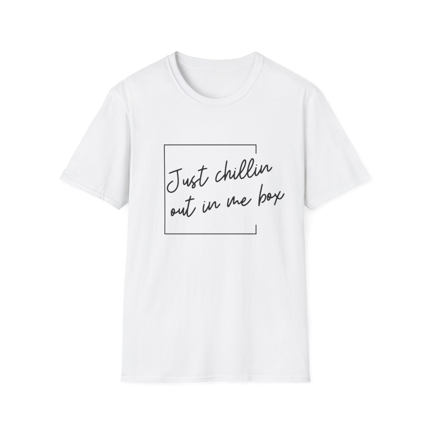 Just Chillin Out In Me Box T-Shirt | Niall Horan Quote