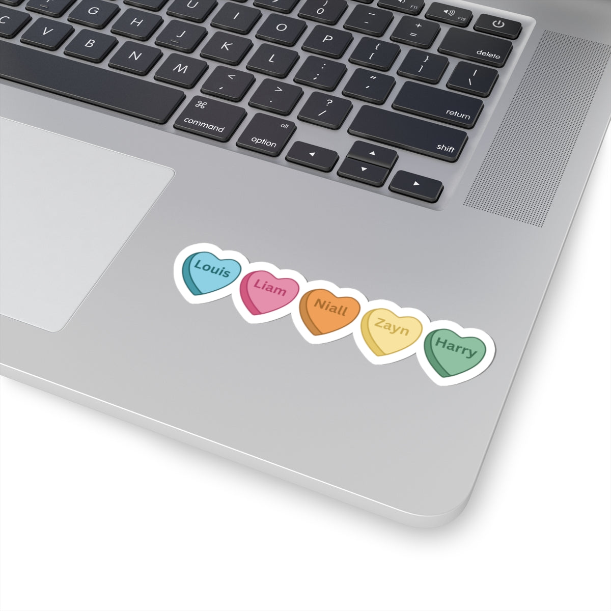 One Direction Candy Hearts Vinyl Sticker | One Direction Inspired