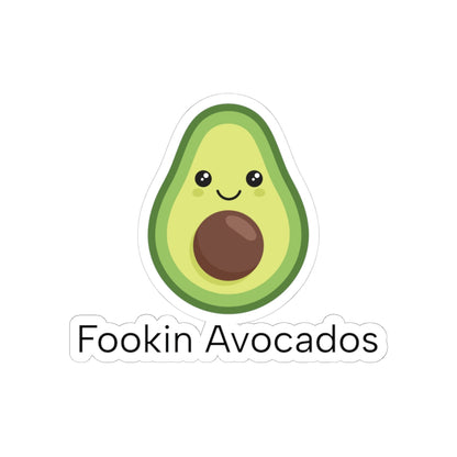 Fookin' Avocados Vinyl Sticker | Louis Tomlinson Quote