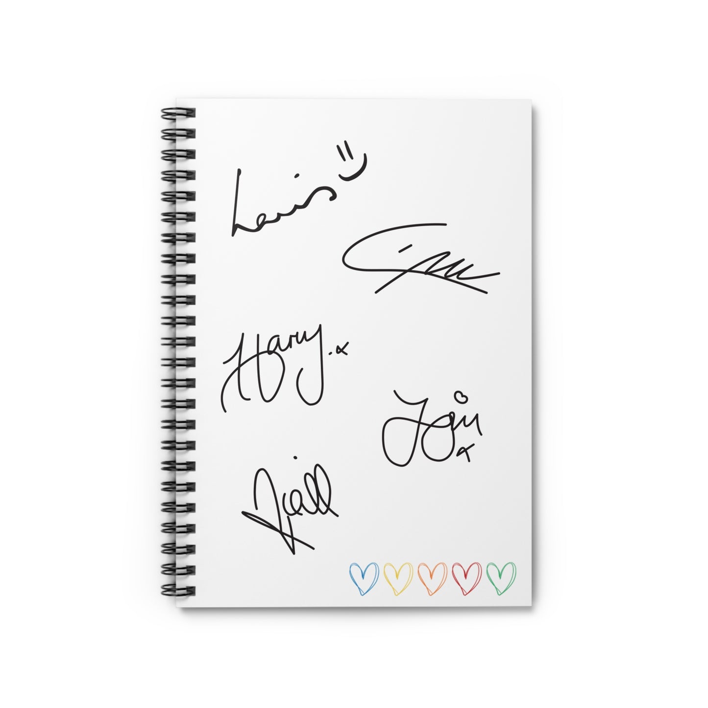 One Direction Replicated Signature Notebook