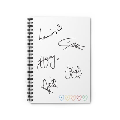 One Direction Replicated Signature Notebook