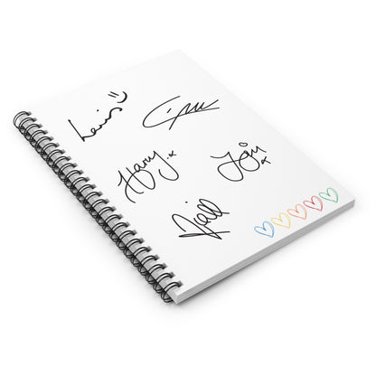 One Direction Replicated Signature Notebook